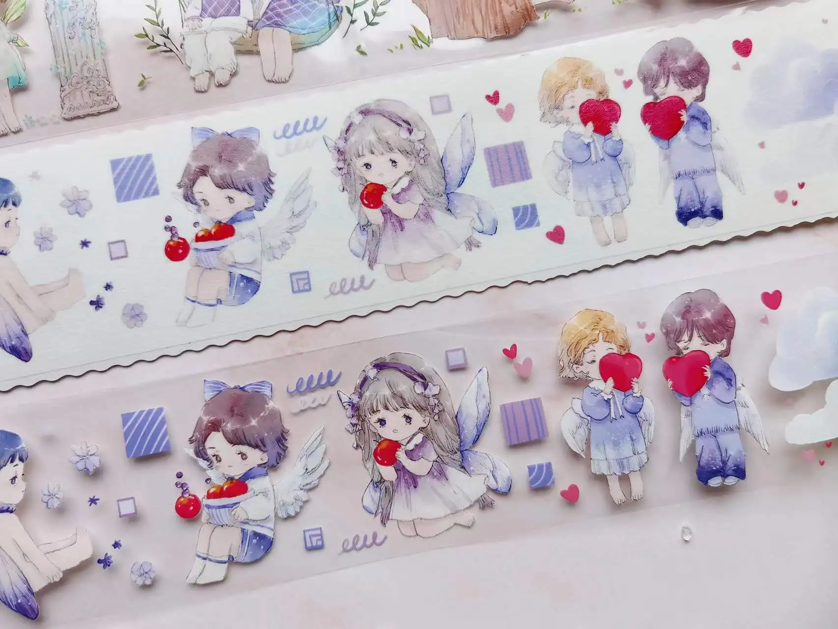 

Fairy Tale Lover Washi Tape Bullet Journal DIY Scrapbooking Card Making PET Sticker