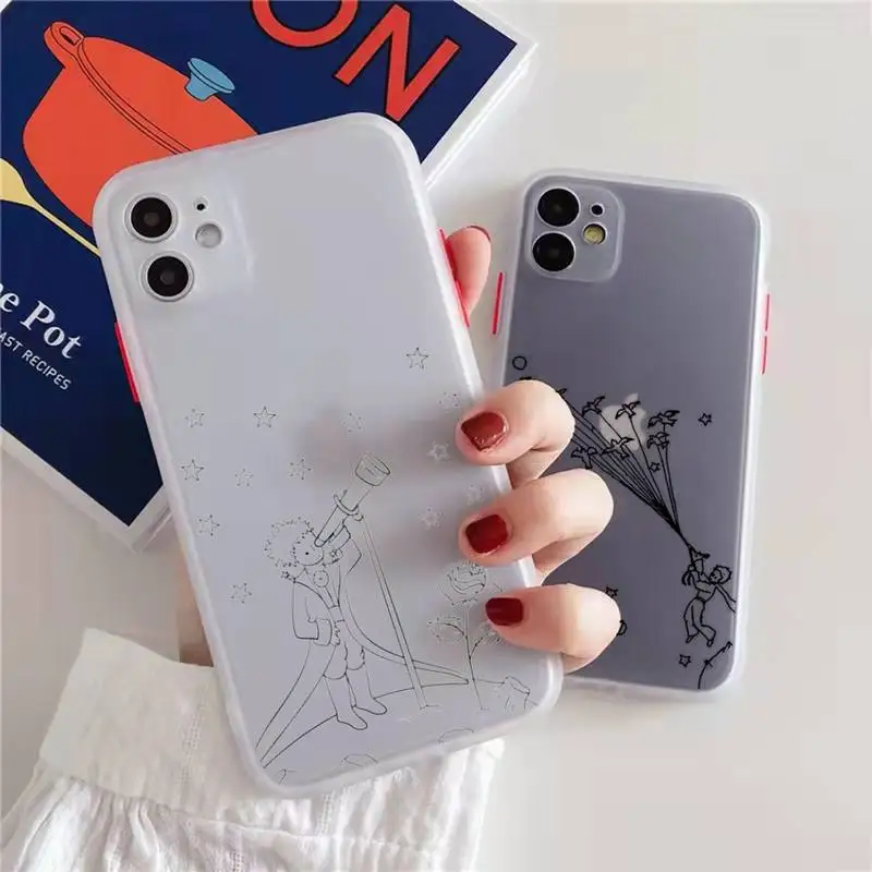 

le petit prince Phone Case matte transparent For iphone 7 8 11 12 13 plus mini x xs xr pro max cover