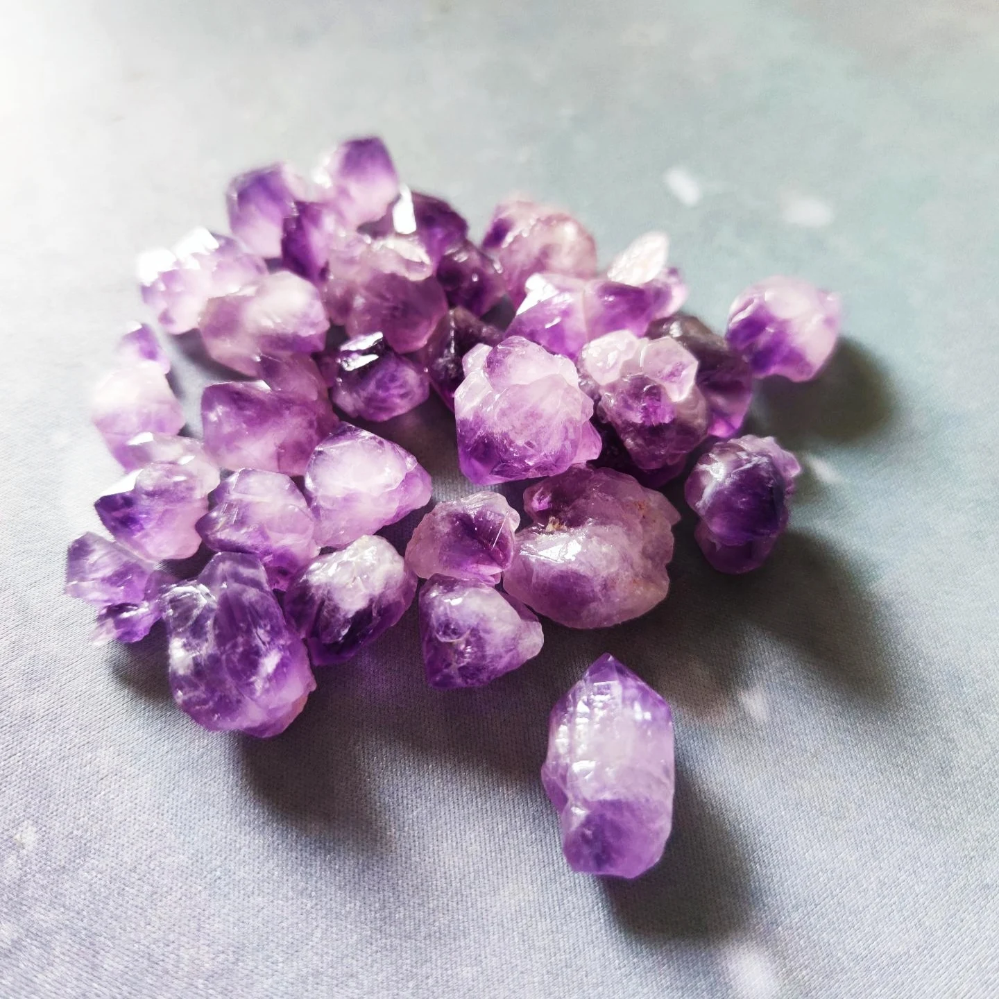 50 г натуральный аметист Грубый образец для ручной работы DIY аквариум бонсай