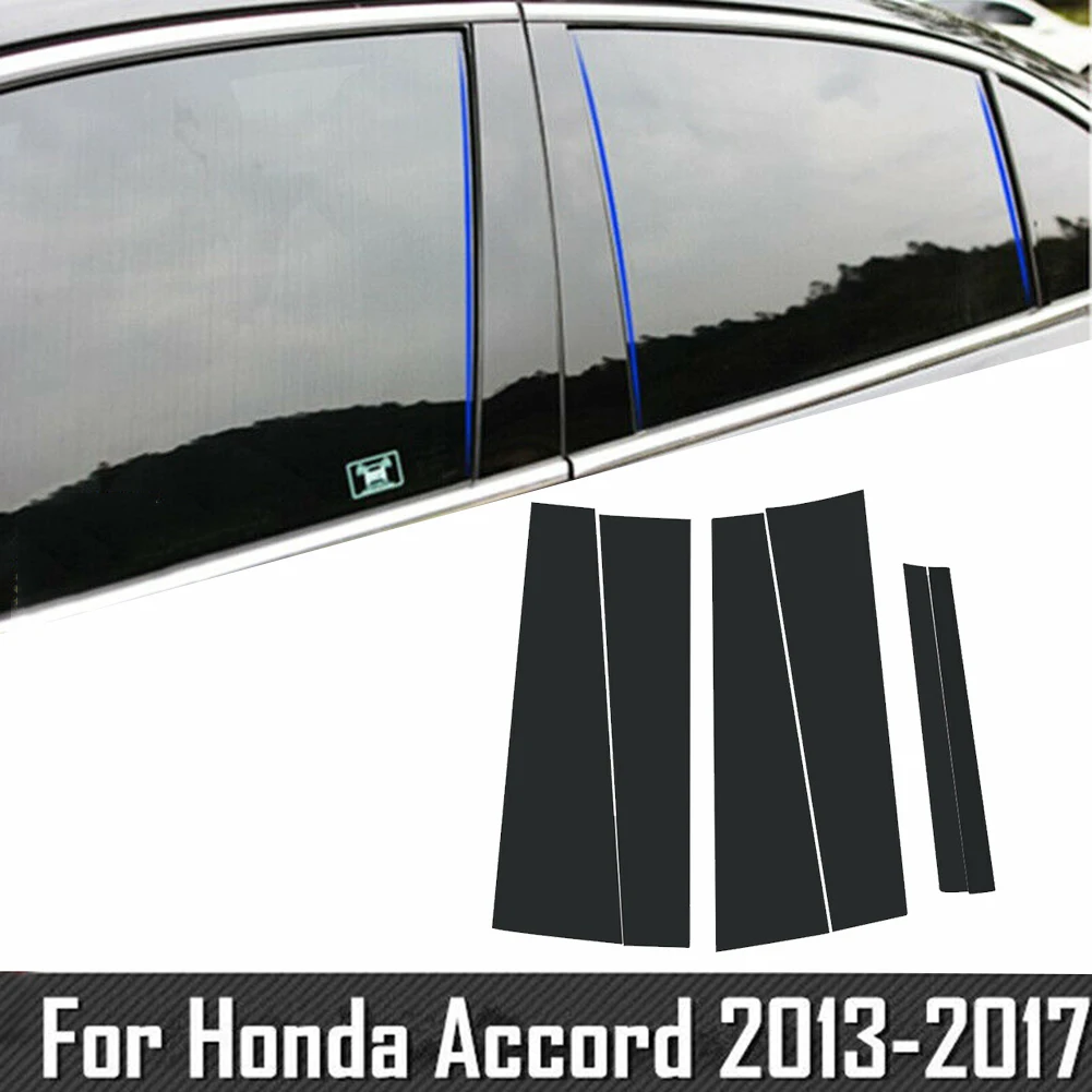 Боковые окна автомобиля столб планки стойки Крышка черный оттенок двери