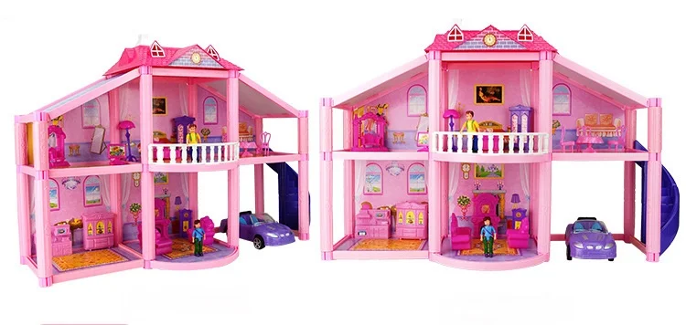 Новый семейный кукольный 3d дом сделай сам аксессуары для кукол игрушка с