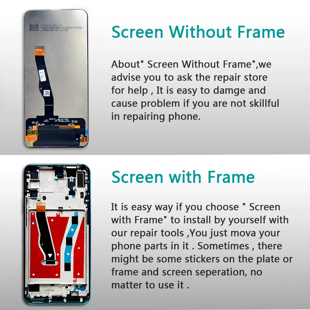 ЖК дисплей Vancca для Huawei P Smart Z STK LX1 LCD Y9 Prime 2019 дигитайзер в сборе олеофобное
