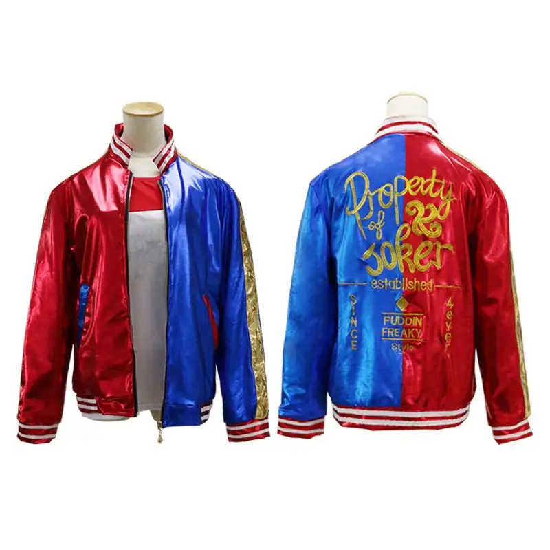 Костюм для косплея Харли самоубийц куртка с монстром|Костюмы из фильмов и ТВ| |