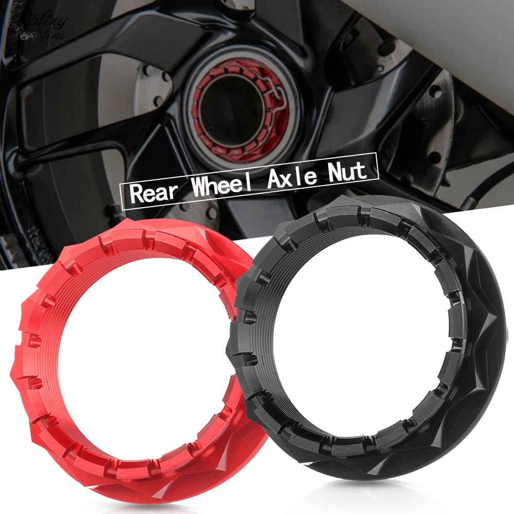 

Motorcycle Accessories Aluminum Rear Wheel Axle Nut for Ducati V4 1098 1198 1199 1299 Panigale Multistrada 1200 Diavel AllYear