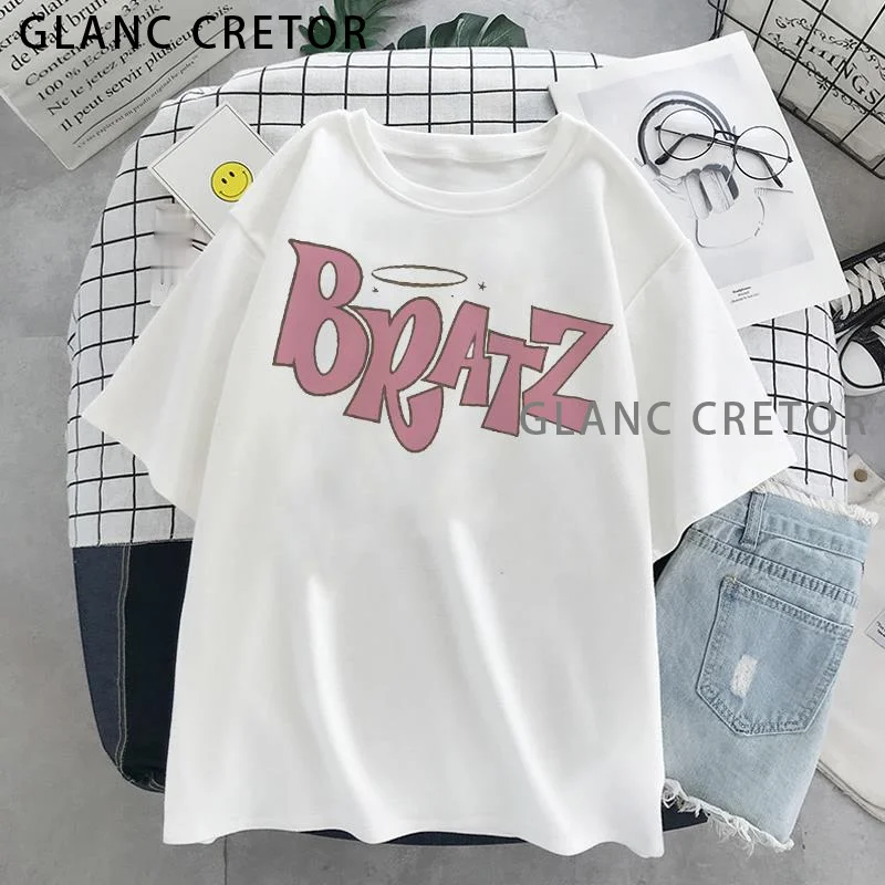 

Kawaii Casual Fashion Tshirt Clothes Vintage Summer Print Women T-shirt Short Sleeve T Shirt