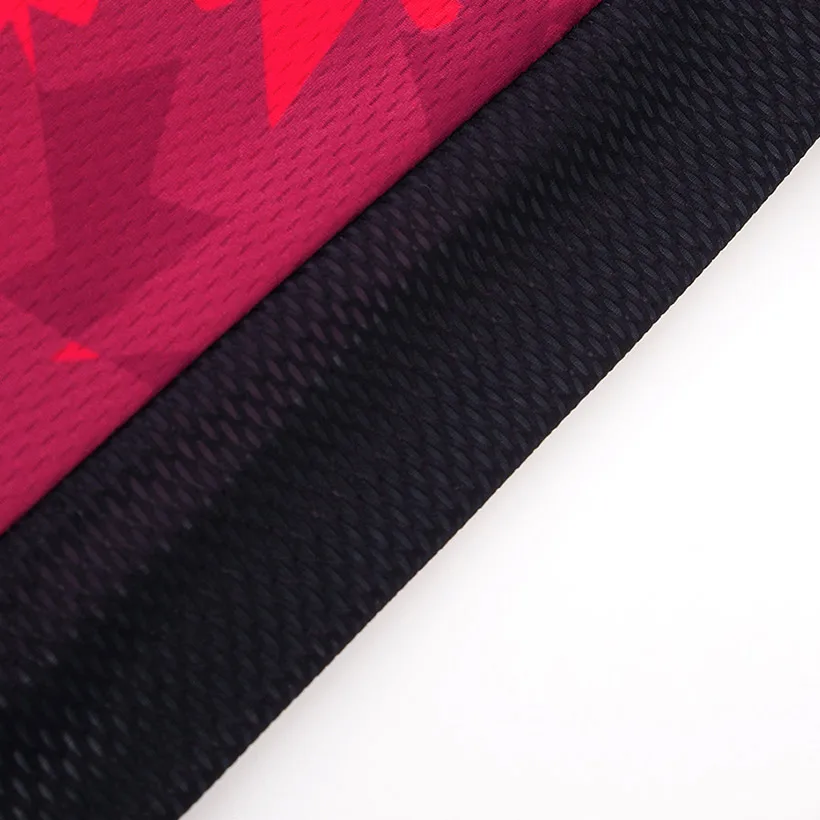 Новинка 2021 комплект для велоспорта Канады трикотажная красная велосипедная