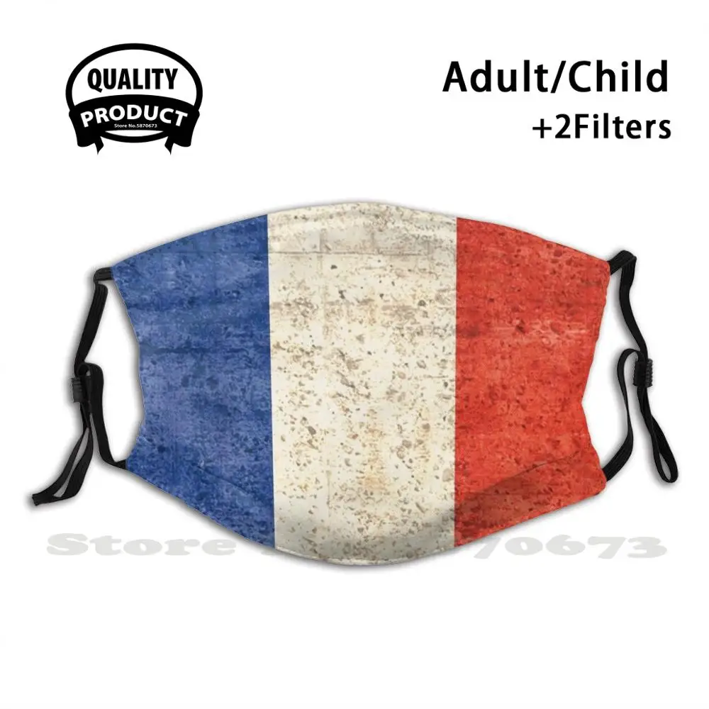 

Флаг Франции, патриотический подарок, модные маски для лица с фильтром для взрослых и детей, маска для лица с эмблемой Франции, Марсельская марсилеза