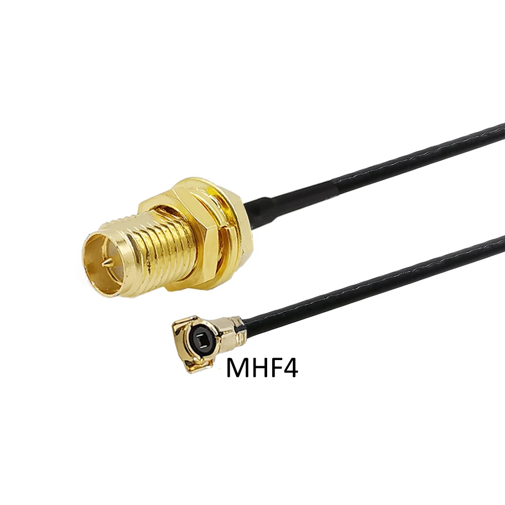 2 шт./упак. Женская перегородка для IPEX RP-SMA Mini PCI U.FL IPX в SMA Jack антенна WiFi коаксиальный