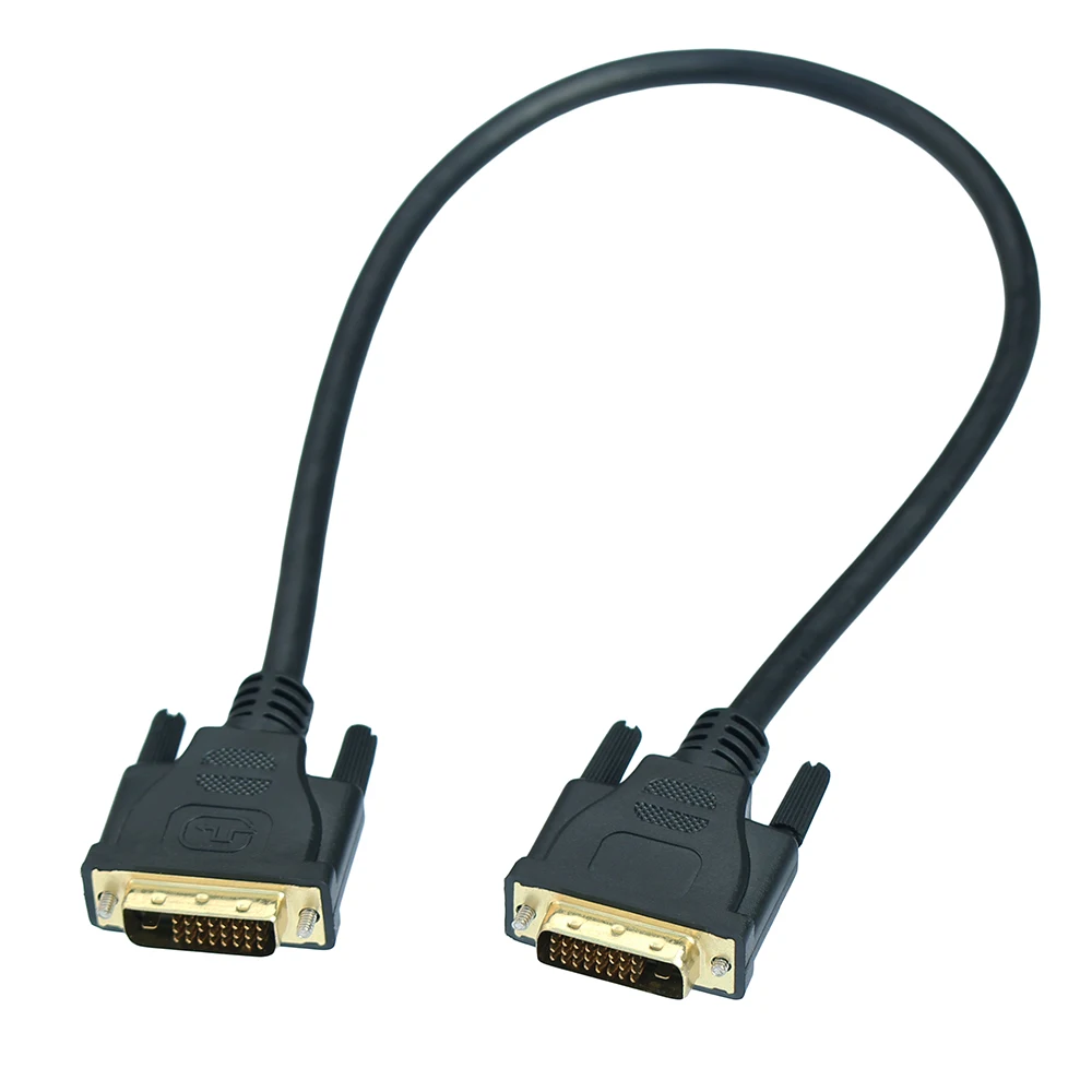 45 см DVI-D 24 + 1 Цифровой видеокабель короткий DVI для монитора компьютера