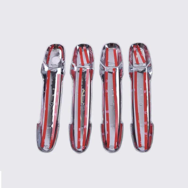 Chrome Carbon Fiber Car Door Handle Cover Trim Set Accessories Sticker Styling For Toyota Raum 20 xz20 2004-2011 | Автомобили и
