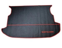 no odor latex carpets for ssangyong korando car trunk mat waterproof easy to clean rubber luggage pad