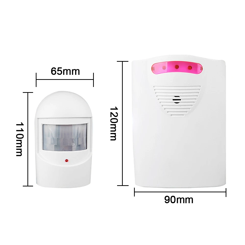 

Home security mobile detector alarm wireless mobile sensor alarm system indoor residential remote infrared alarm device