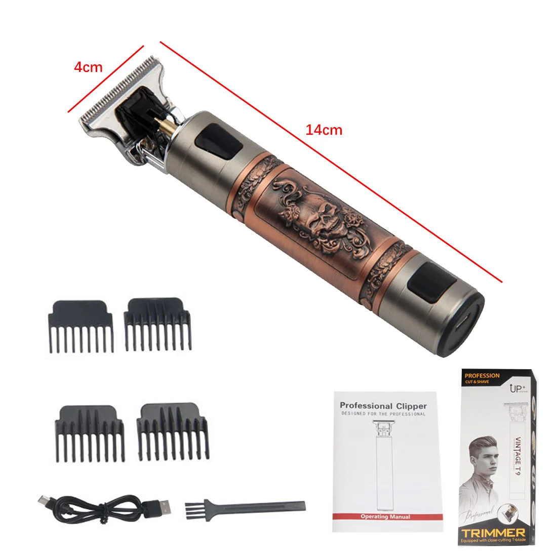 

2021 LCD Electric Hair Clipper Trimmer Professional For Men USB Rechargeable Hair Cutting Machine 0mm Hair Shaver Beard Barber