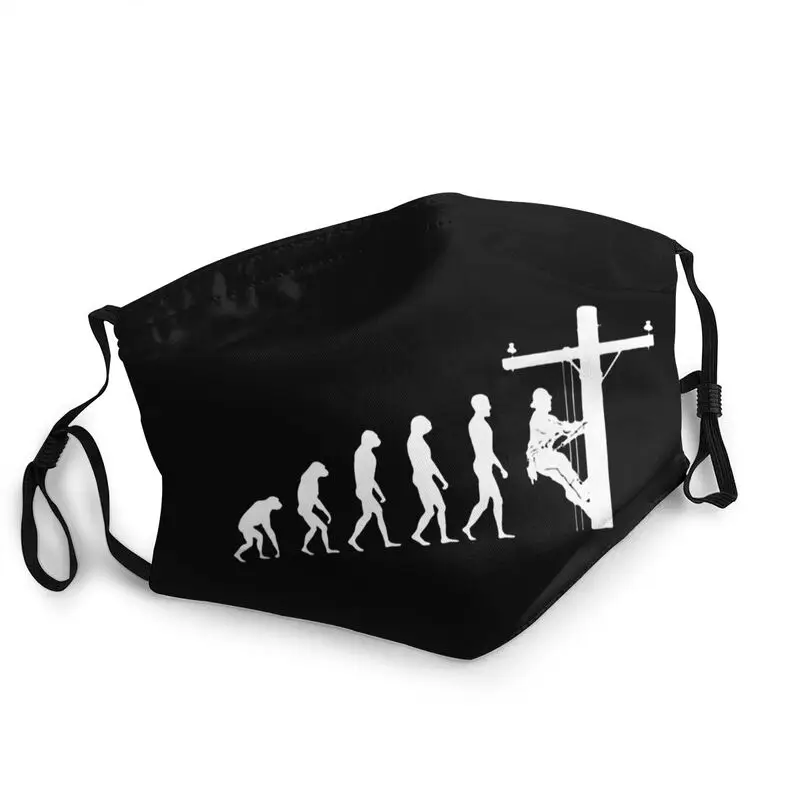 

Маска для лица многоразовая Lineman Evolution, инженер-Электрик, защита от пыли, дымки, защитный респиратор