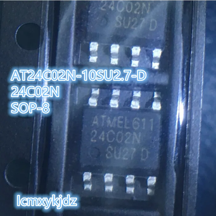 1 шт./лот, 24C02 AT24C02N AT24C02N-10SU-2.7D 2,7-5,5 V SOP-8, новый оригинальный товар, новая Оригинальная быстрая доставка
