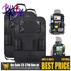 Органайзер на заднее сиденье автомобиля с держателем для планшета с сенсорным экраном, сумка для хранения с несколькими карманами, защитные чехлы на заднее сиденье автомобиля для детей