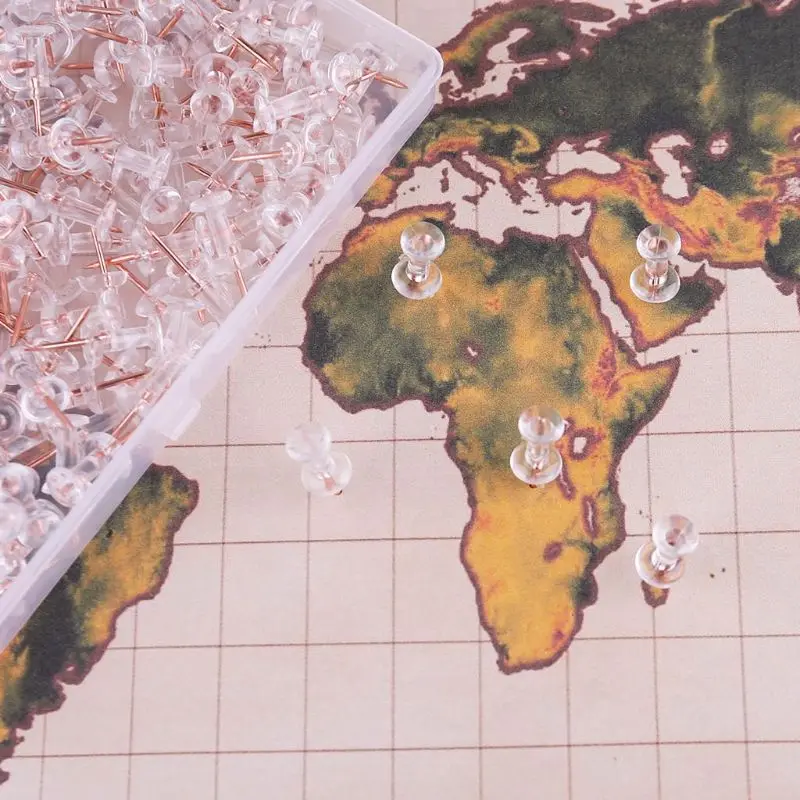 Фотофонические шпильки для рисования большого пальца 200 шт. офисные