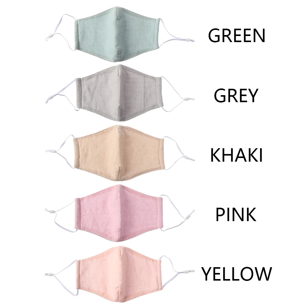 Многоцветная дышащая противотуманная Пылезащитная маска унисекс для лица