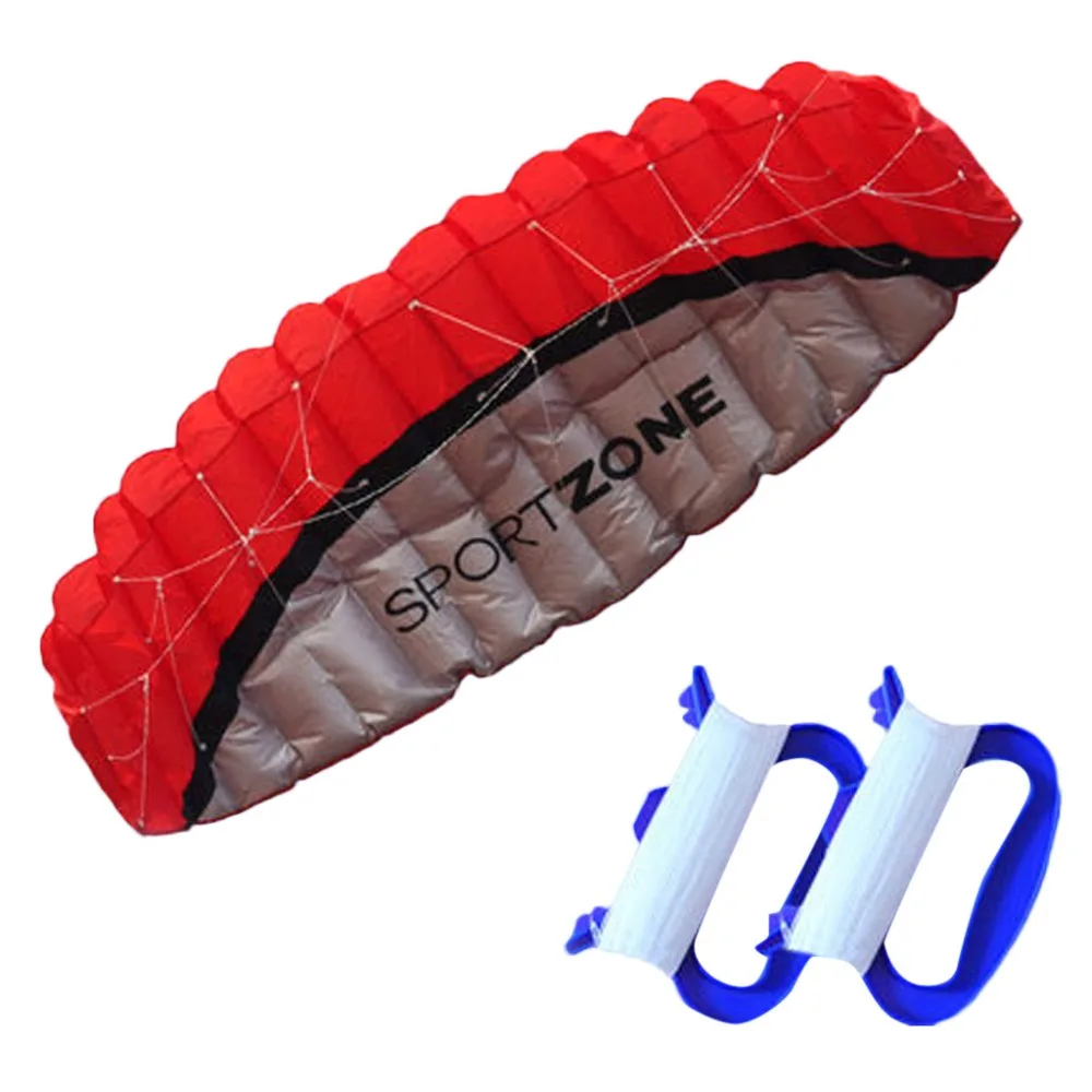

free shipping 2.5m dual Line Stunt power Kite software line winder rainbow kite parafoil inflatable alien traction outdoor kites