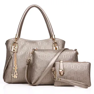 Новинка 2020, роскошные сумки, женские сумки через плечо, женские кошельки, клатч, Дизайнерская кожаная сумка, Женский брендовый повседневный комплект из 3 предметов