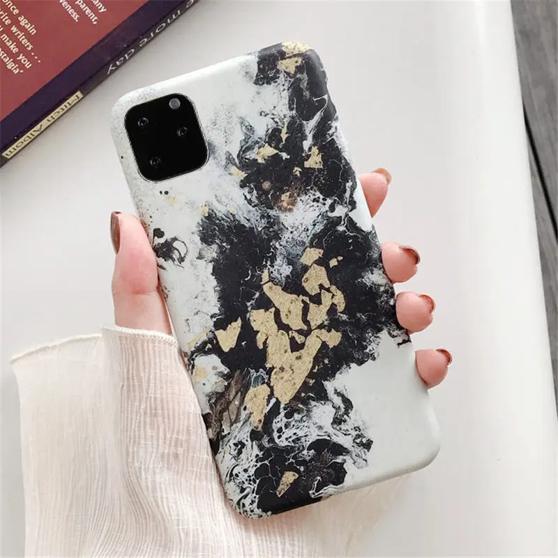 Lovebay цветной мраморный чехол для iPhone 11 Pro Max 7 8 6 6s Plus X XR XS Max 11 матовые телефонные чехлы мягкая IMD Силиконовая задняя крышка - Цвет: 8601