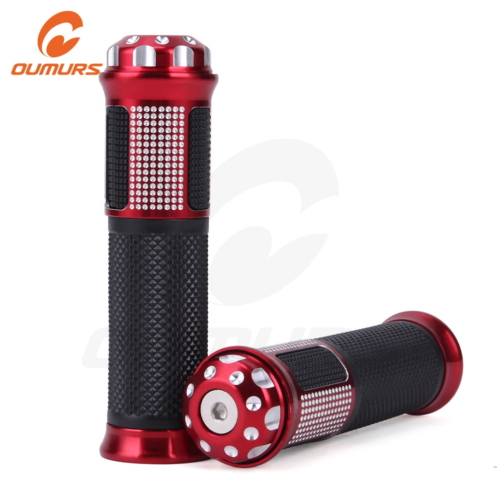 

Ручки для мотоцикла ouwalls, 7/8 дюйма, 22 мм, красные, 1 дюйм, 25 мм