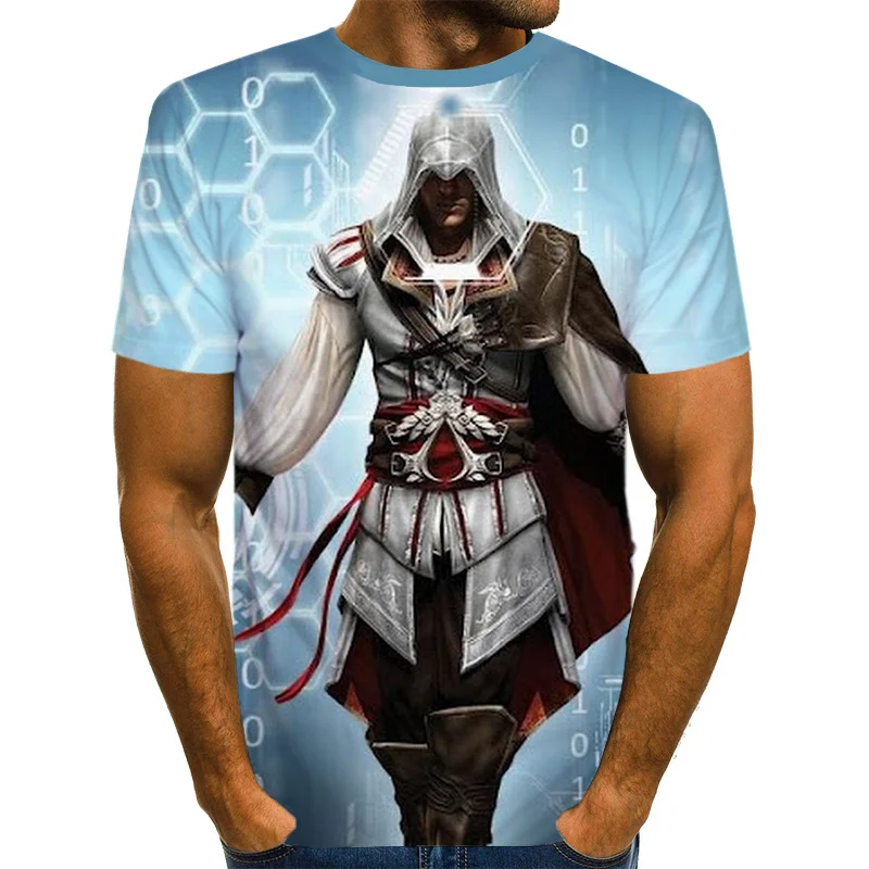 Call of duty Game 3D T-shirt streetwear for men and women popular short sleeves hrarjuku Game character casual tops t-shirts men