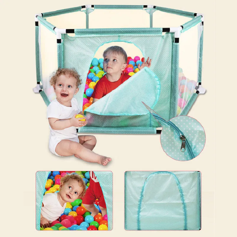 

Детский игровой бассейн с ограждением, с губчатым шариком, для бассейна, съемный манеж для детей