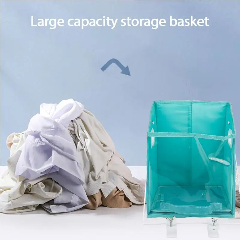 

New Clothing Organizer Storage Bag Storage Basket Closet Caddy Foldable Storage Box Bins Fabric Organizer Closet Caddy - Ideal