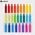 Ручка Xiaomi KACO с зелеными гелевыми чернилами, 0,5 мм, шариковая ручка с черными чернилами, 36 искусств, ручки для письма для школы и офиса