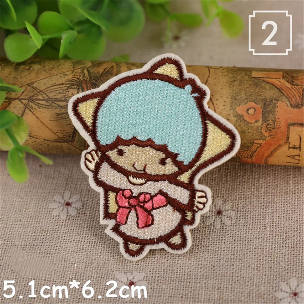 Maxsin 10 шт./лот Милая мультяшная наклейка злодея кукла глажка украшение нашивка