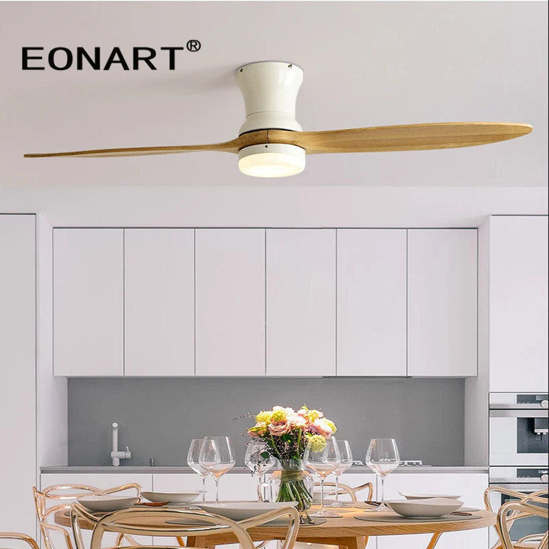 Светодиодный потолочный вентилятор постоянного тока 52 дюйма с дистанционным