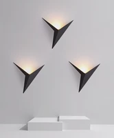 stairs led light 3w ac85 265v simple lighting led wall lamp modern minimalist triangle shape led wall lamps indoor lighting
