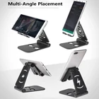2021 телефон планшет Настольный держатель сотового складной оказать поддержку Настольный мобильный телефон держатель подставка для IPhone, Xiaomi, Huawei, Sony Vivo