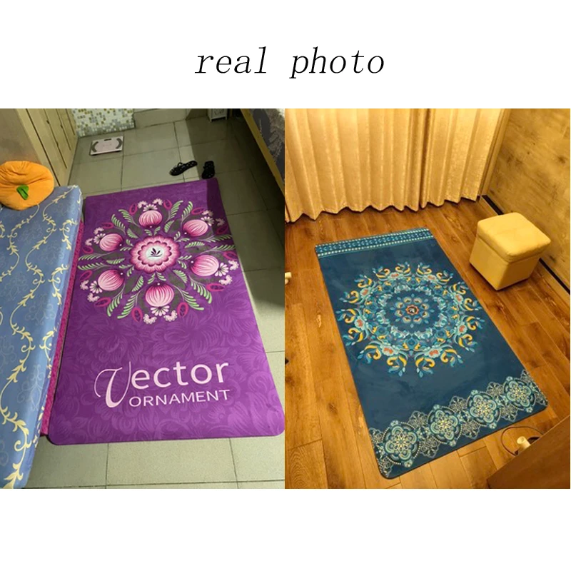 183 см * 100 большой коврик для йоги 8 мм замша TPE пилатес коврики спортзала