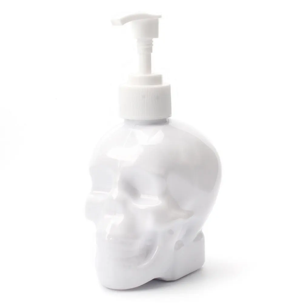 

Creative Skull Bathroom Liquid Soap Dispenser 350ml Hand Soap Bottle Shower Gel Shampoo Fillable Bottle