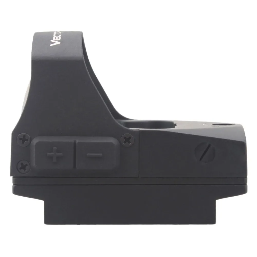 Векторная оптика дух 1x25 мини красная точка зрения Охота подходит пистолет Glock 9 мм или 21 мм Pincatinny батарея сторона вынимается