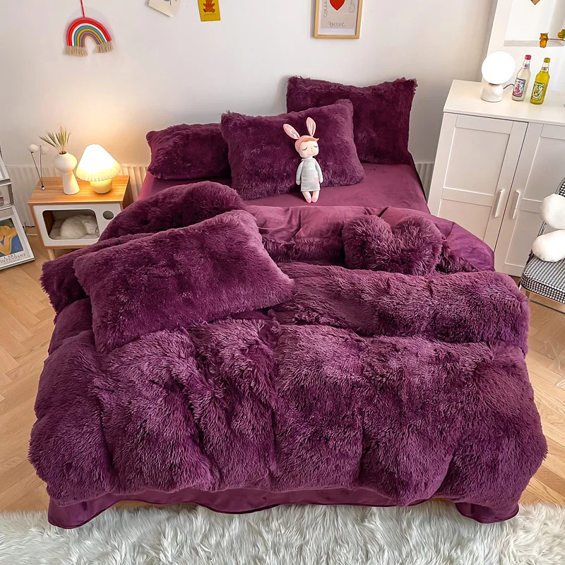 

Комплект постельного белья Fat Fairy HOME TEXTILE принцесса коралловый флис 3 шт