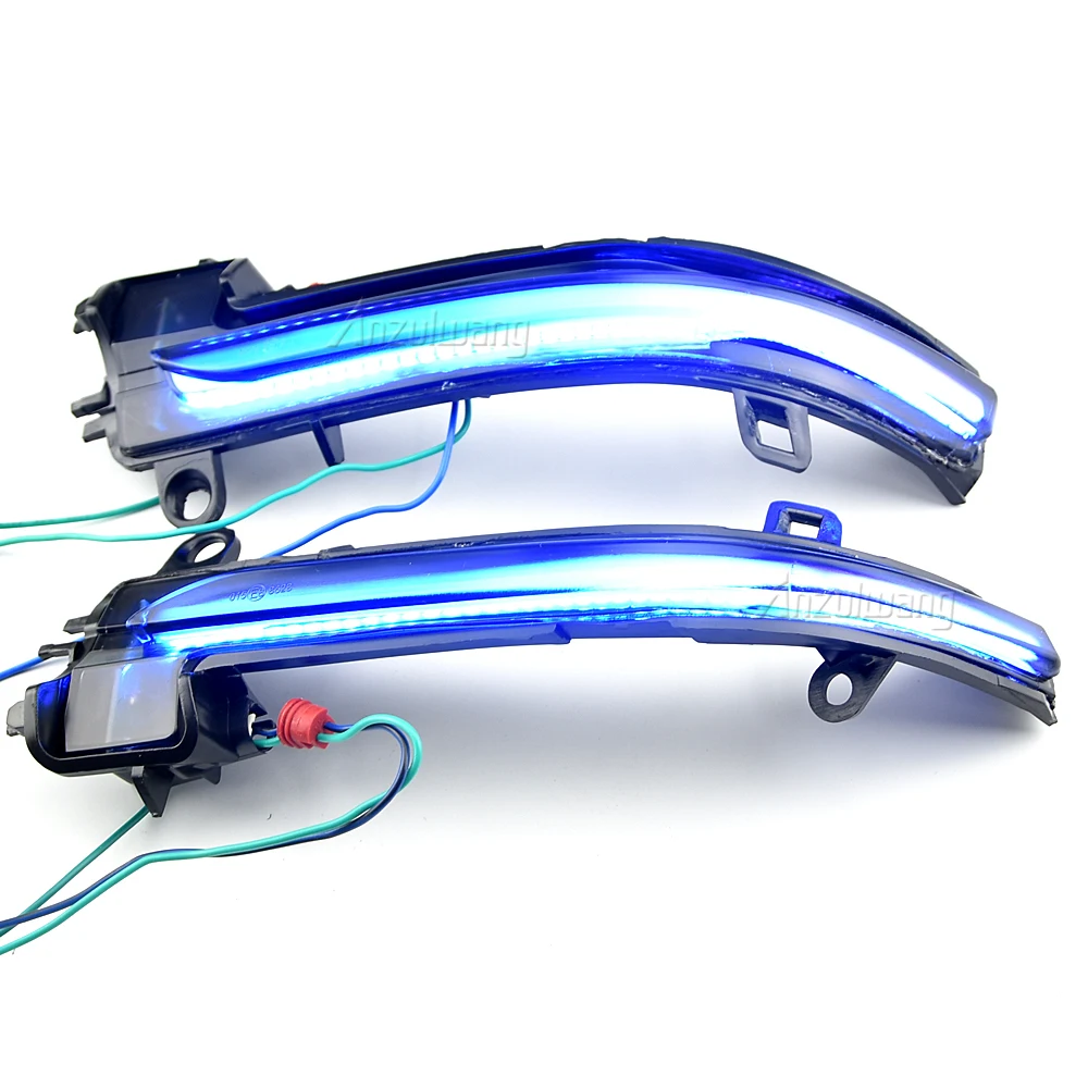 

2 Pieces For BMW X2 X1 F48 F49 1/2 Series F45 F46 F52 Sedan 2016-2018 Dynamic LED Turn Signal Blinker Mirror Flasher Light