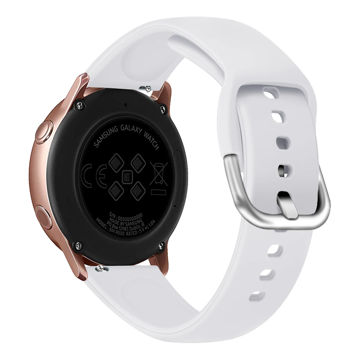 Для samsung Galaxy Watch Active 2 40 мм ремешок водонепроницаемый гибкий мягкий силиконовый сменный ремешок для Galaxy Active 2 40 мм