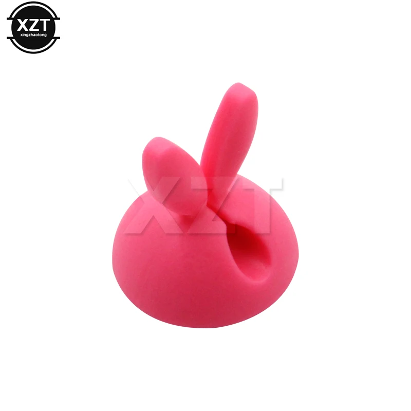 5 шт. Кабельный органайзер силиконовый usb кабель для намотки рабочего стола