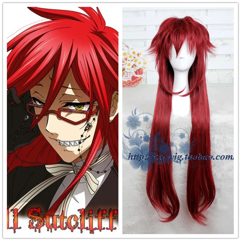 Новая мода Стиль Сапоги для косплея Темный Дворецкий Косплей Kuroshitsuji Grell Sutcliff