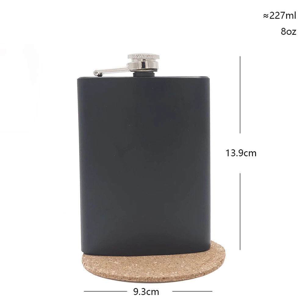 8oz B Горячая Распродажа, портативная фляжка из нержавеющей стали, для путешествий, алкоголь виски, ликер, бутылка флакон, Мужская маленькая мини-бутылка - Цвет: 8oz B