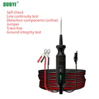 Тестер автомобильных электрических цепей DUOYI DY18, датчик мощности 6-24 В постоянного тока, ручка, диагностические инструменты для автомобилей, тестер цепей, сканер
