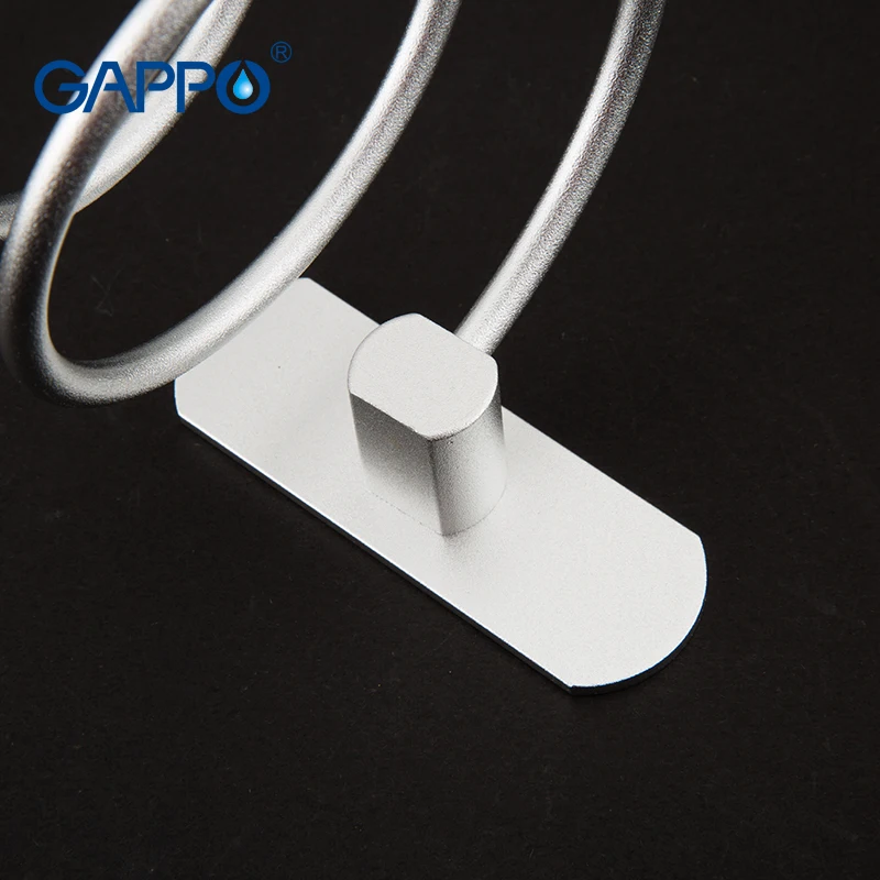 GAPPO алюминиевый настенный фен-стойка органайзер для ванной комнаты полка