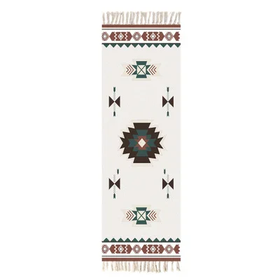 TH-07 Этнический винтажный однотонный ковер, современный ковер для спальни, кровати, дома, гостиной, коврик для двери, хлопок и лен, гобелен, геометрический мягкий ковер - Цвет: TH-07