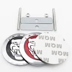 Металлический 3D логотип автомобиля, 1 шт., 64 мм, эмблема переднего гриля, боковой значок, креативное украшение, эмблема заднего багажника, стикер, аксессуары для стайлинга