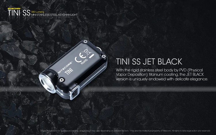 NITECORE TINISS tini CU Micro micro USB Перезаряжаемый светильник для ключей Мини EDC флэш-светильник металлический брелок Светильник встроенный аккумулятор