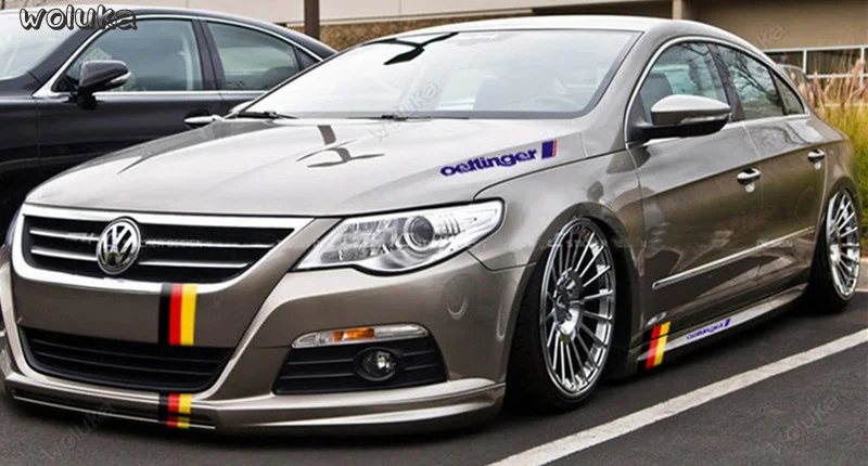 Трехцветные черные красные желтые автомобильные наклейки немецкий флаг на