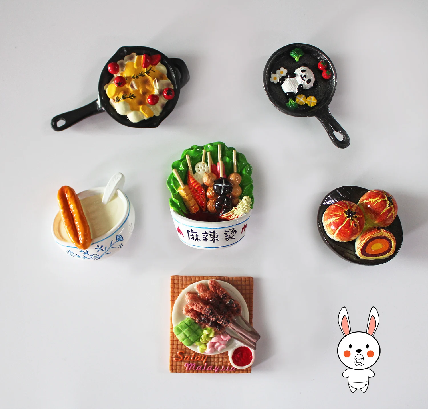 Полимерная имитация Magent для холодильника китайской еды магнитная креативная